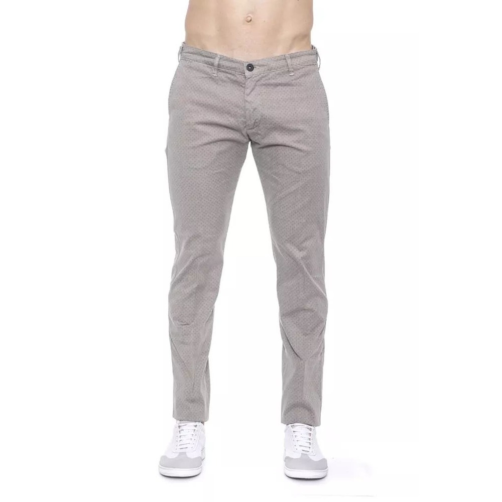 Armata Di Mare Men's Elegant Beige Cotton Trousers Pants